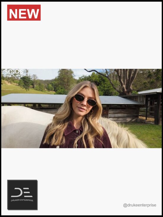 Retro Oval Polarized Sunglasses with UV400 Protection for Women Men main image 5